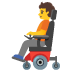 person in motorized wheelchair